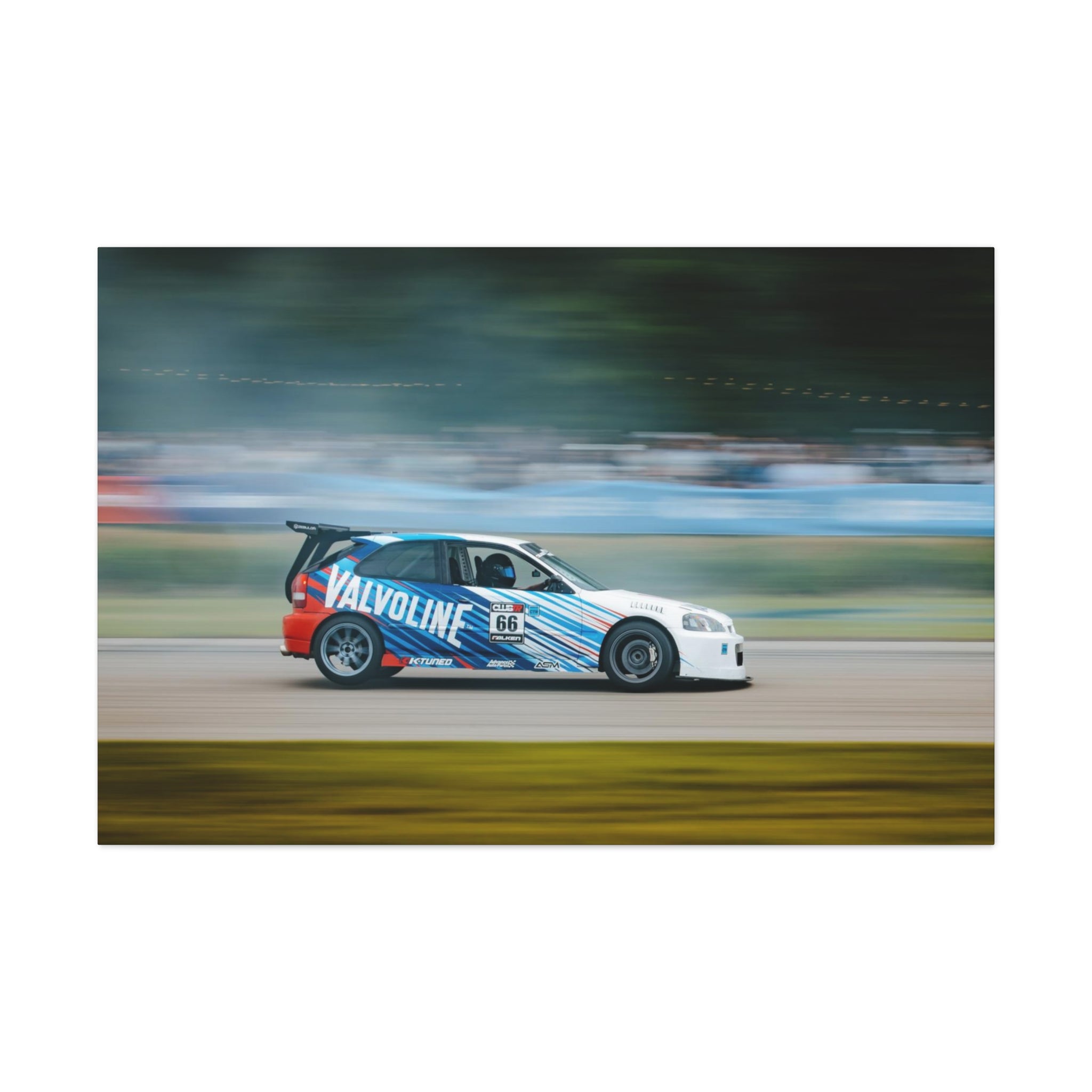 Gears and Gasoline Civic - Gingerman Raceway Canvas