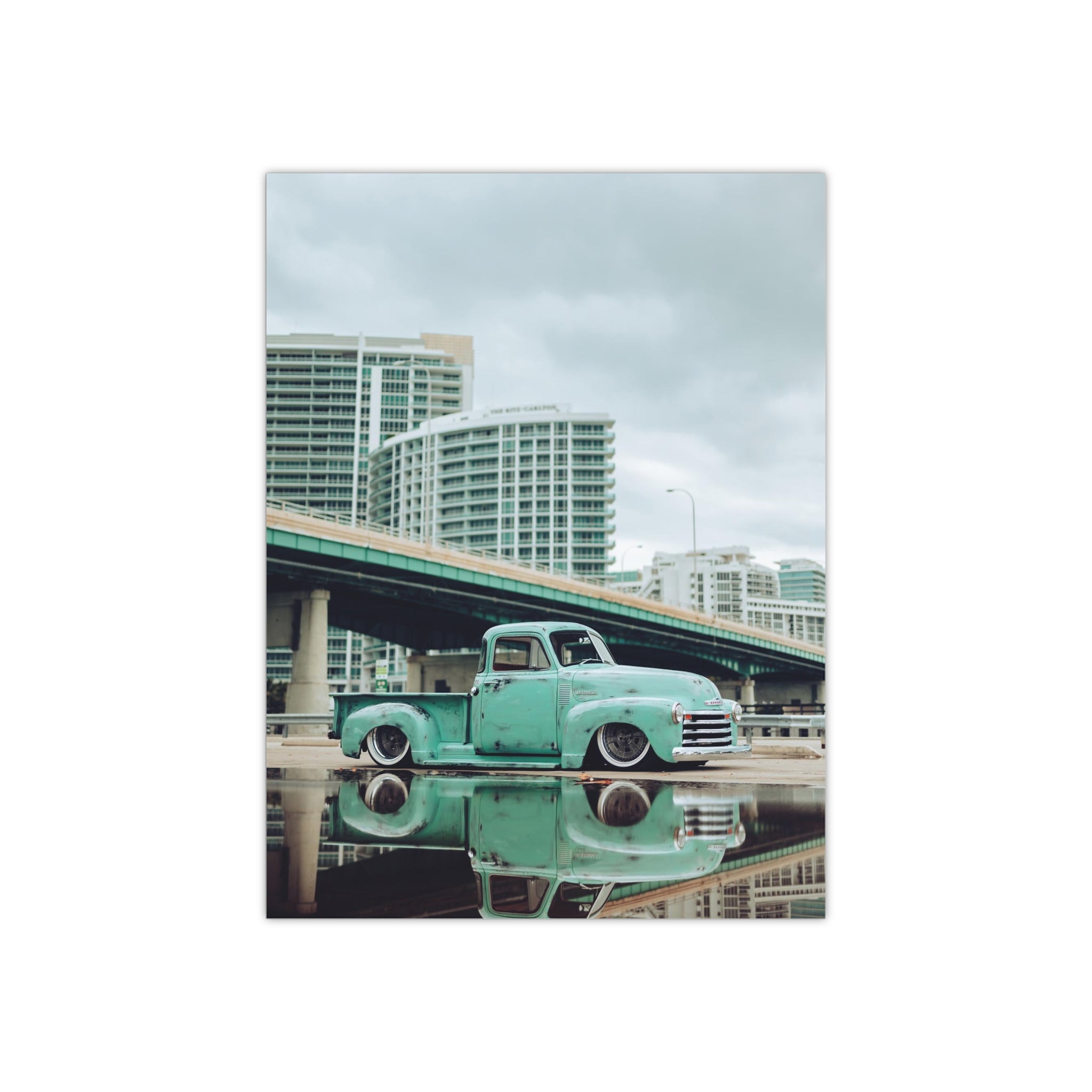 Max's 1950 Chevy in Miami - Print