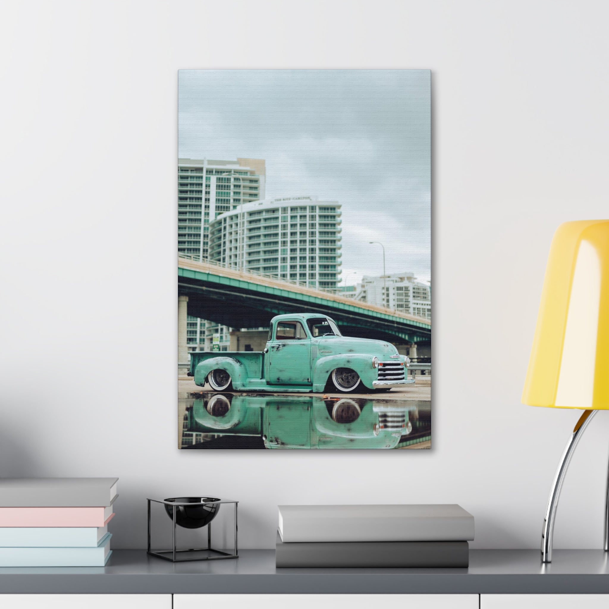 Max's 1950 Chevy in Miami - Canvas