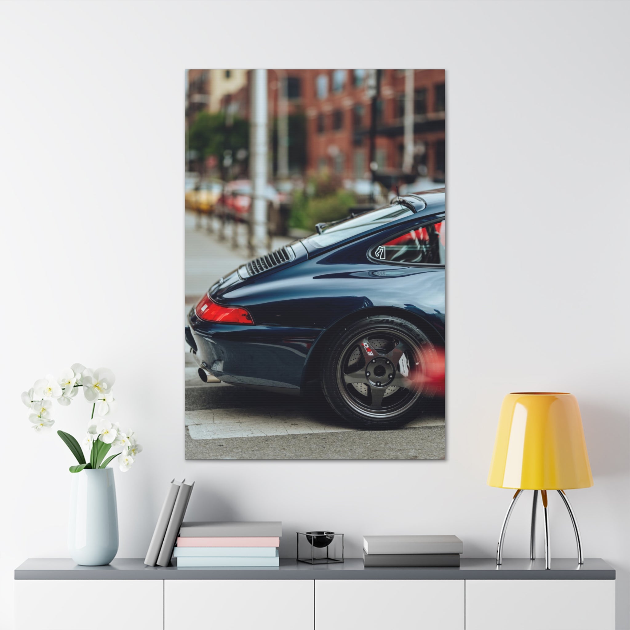 Porsche 993 - Checkeditoutchicago Canvas