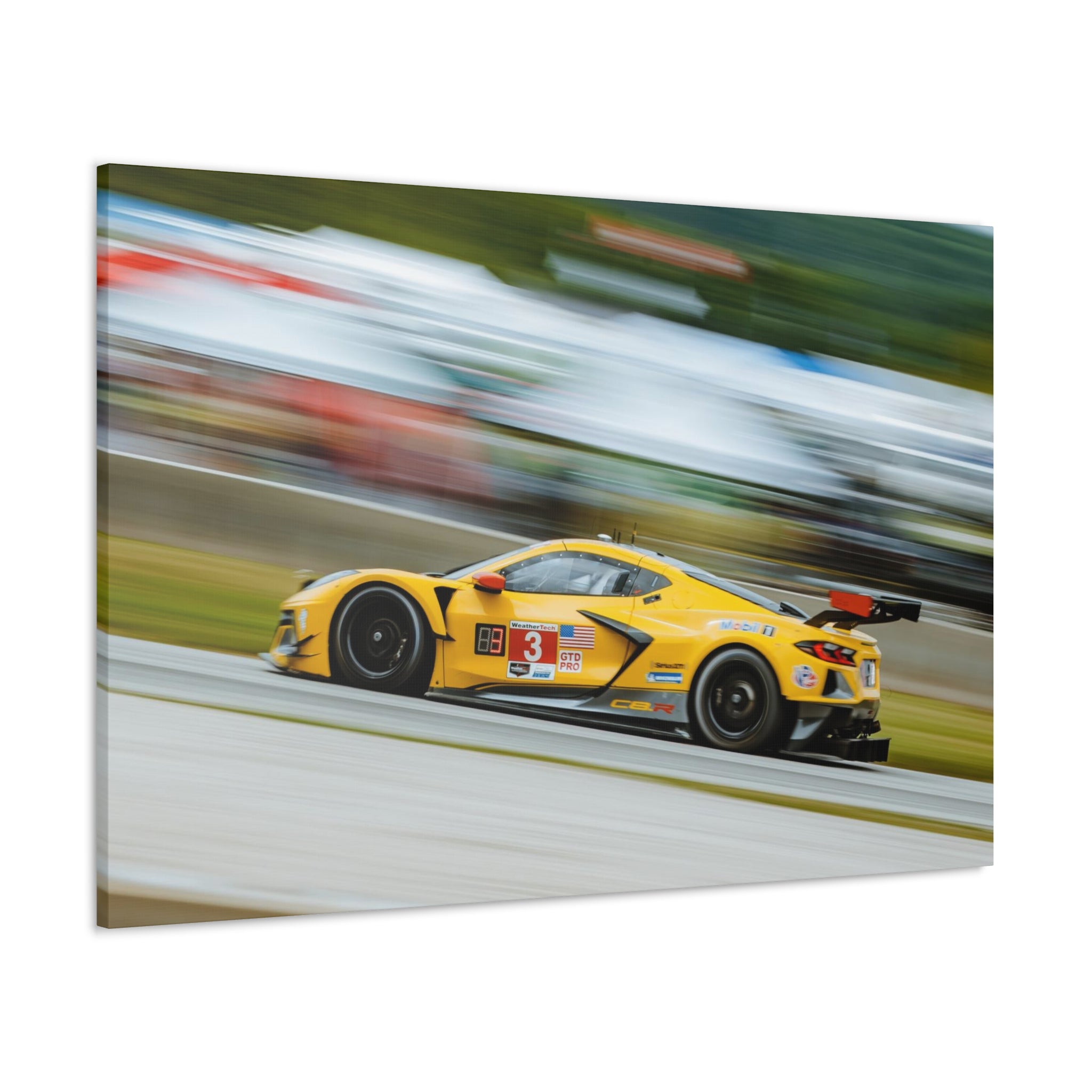 Corvette C8R at The Carousel - Road America Canvas