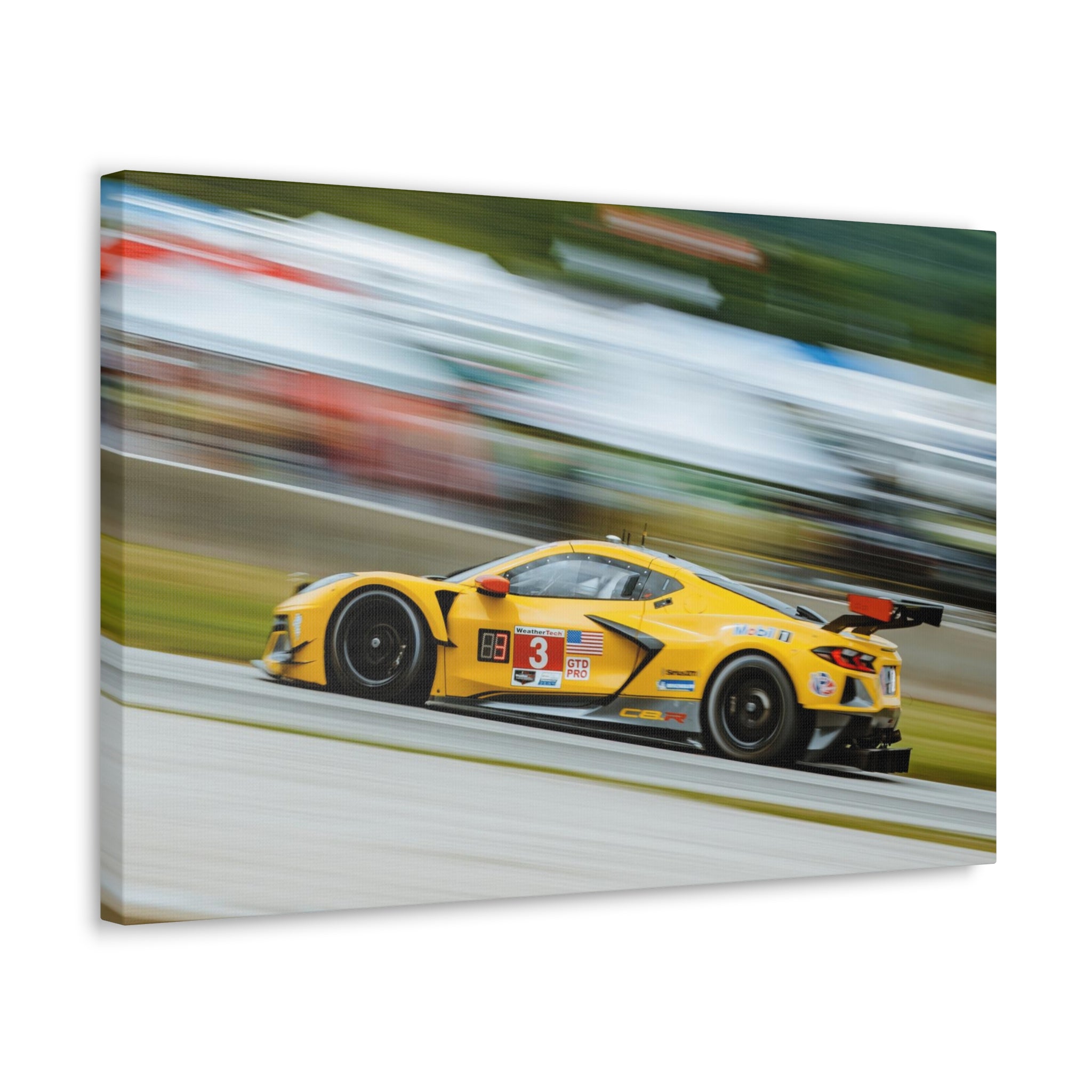 Corvette C8R at The Carousel - Road America Canvas