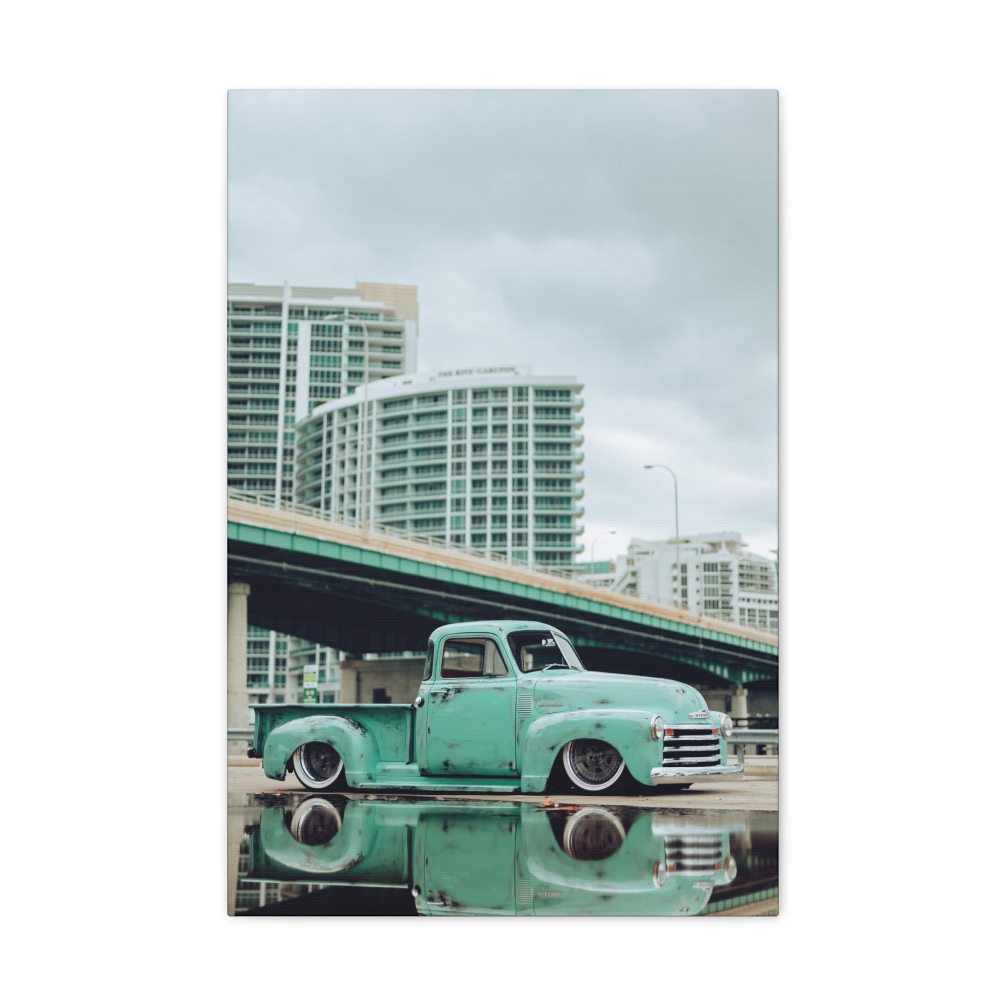 Max's 1950 Chevy in Miami - Canvas