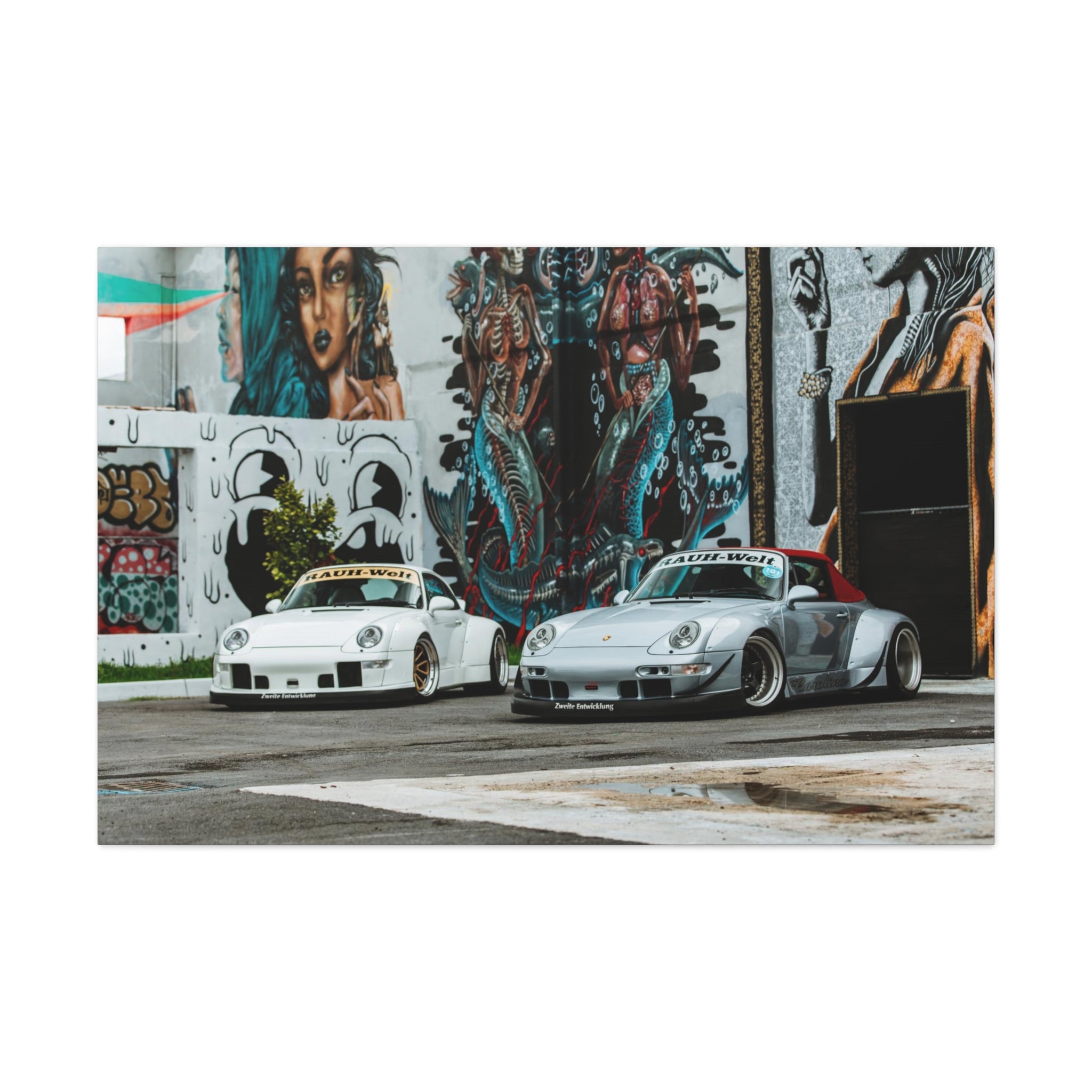 RWB Porsches - Miami - Canvas