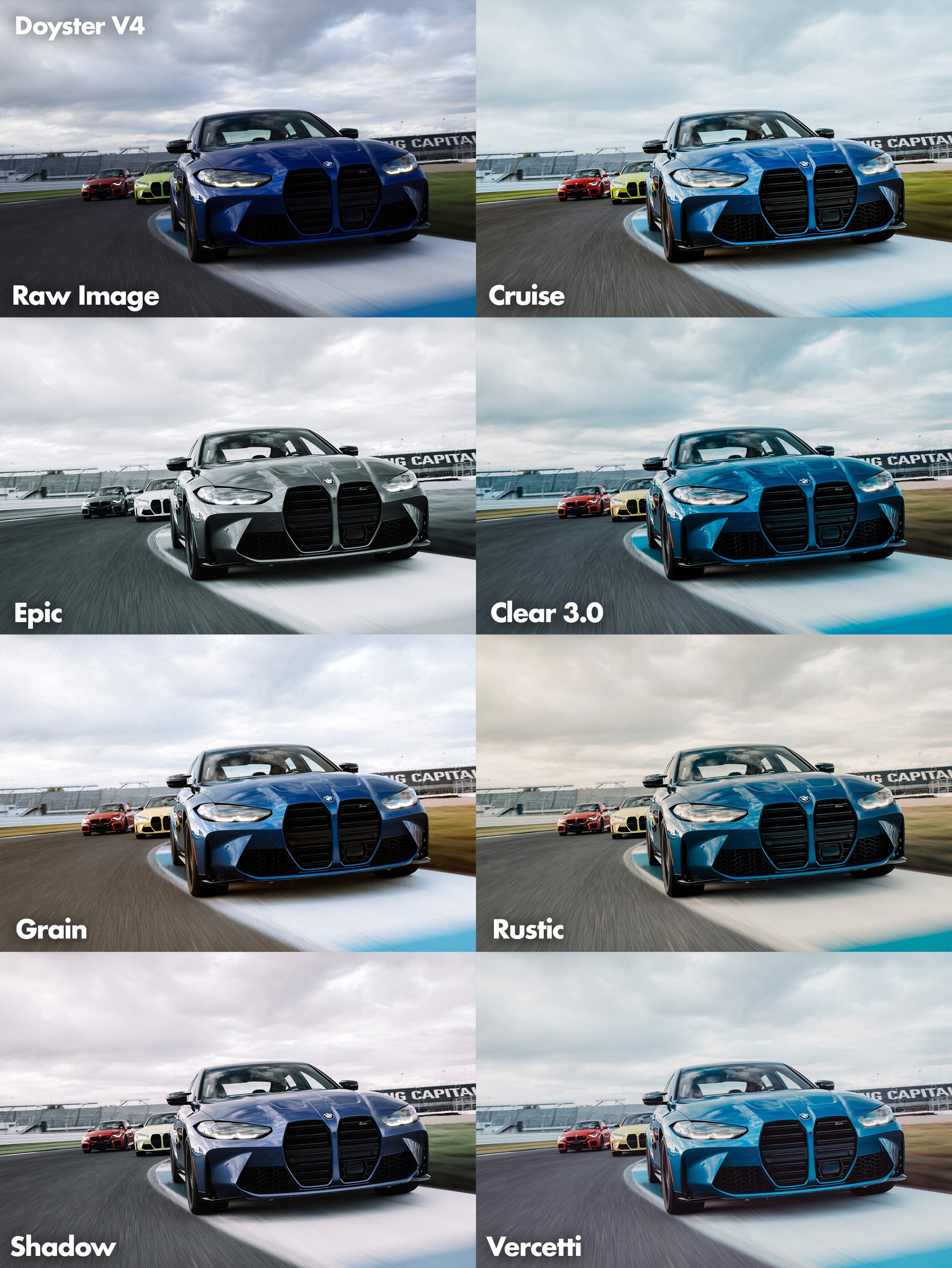 Master Collection - Doyster Media Automotive Lightroom Presets