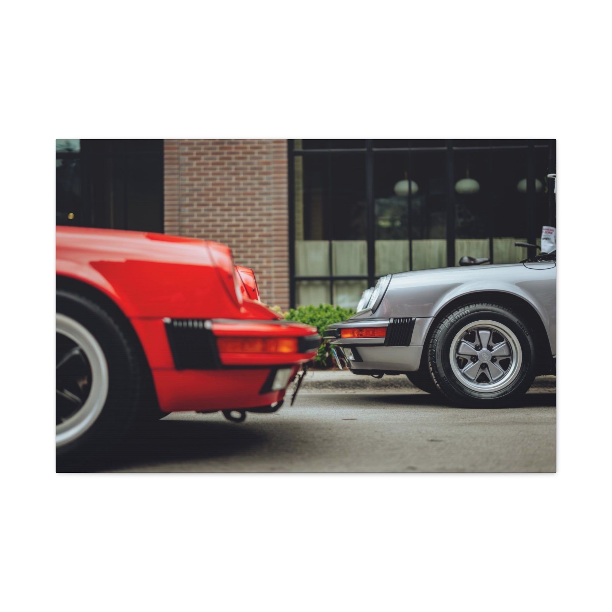 Porsches - Checkeditoutchicago Canvas