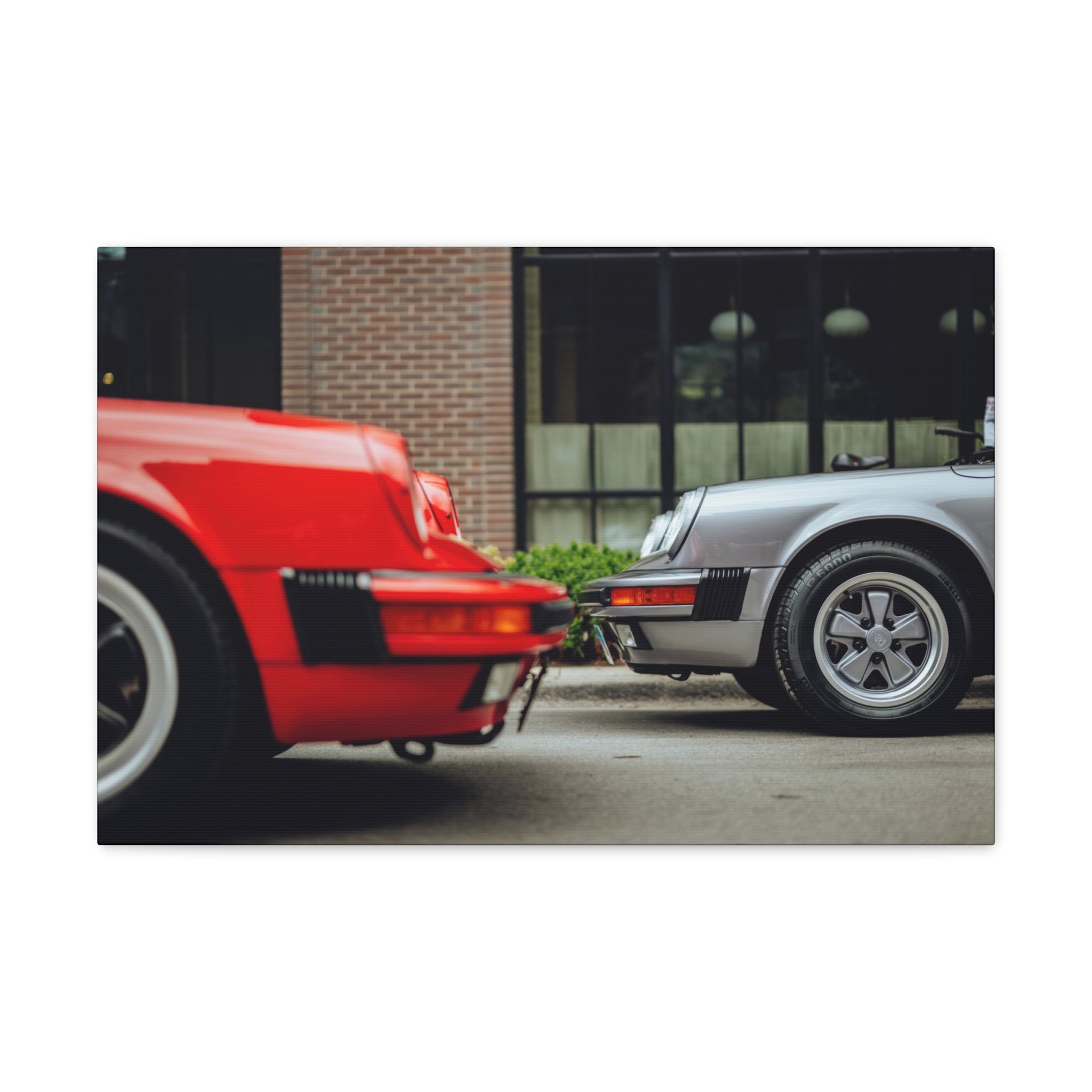 Porsches - Checkeditoutchicago Canvas