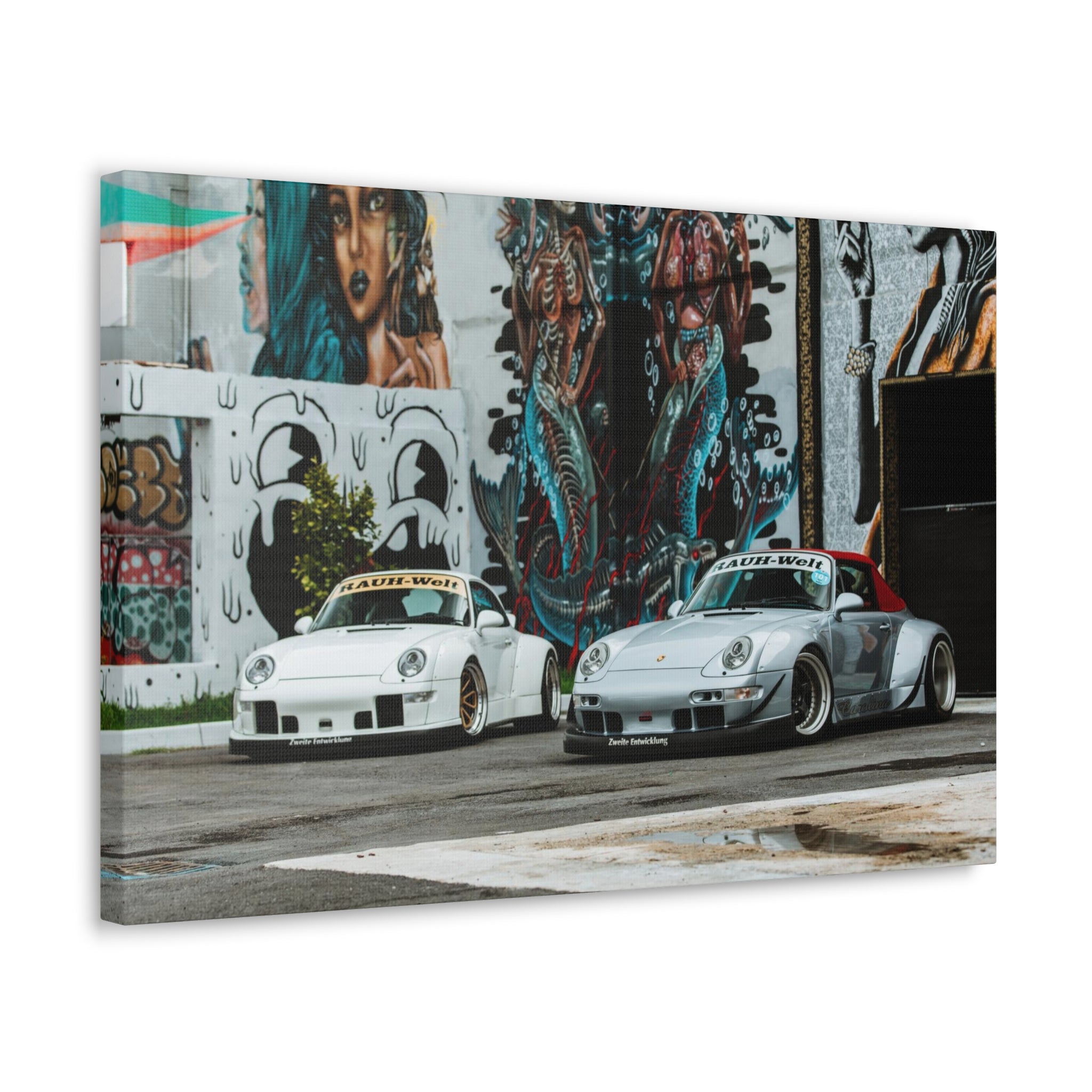 RWB Porsches - Miami - Canvas