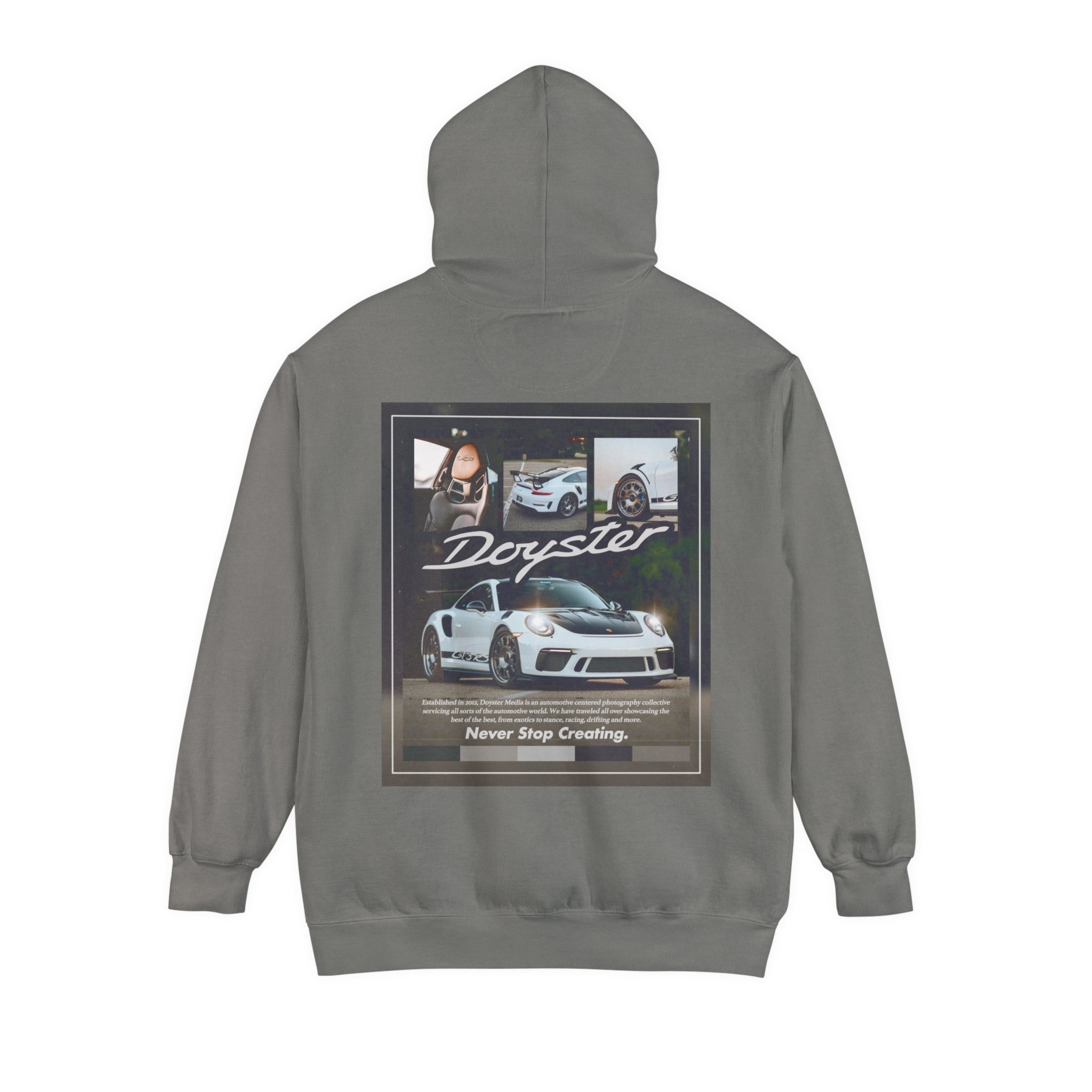 Garment Dyed Poster Hoodie