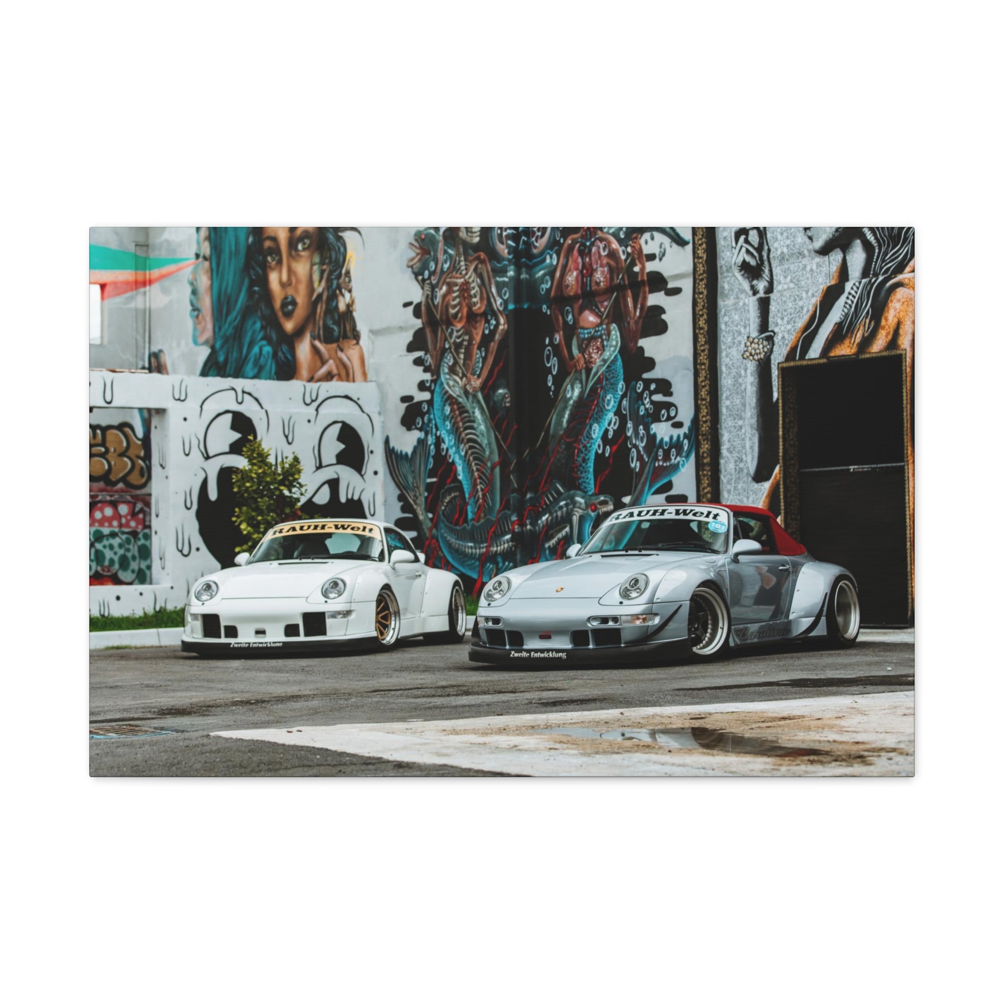 RWB Porsches - Miami - Canvas
