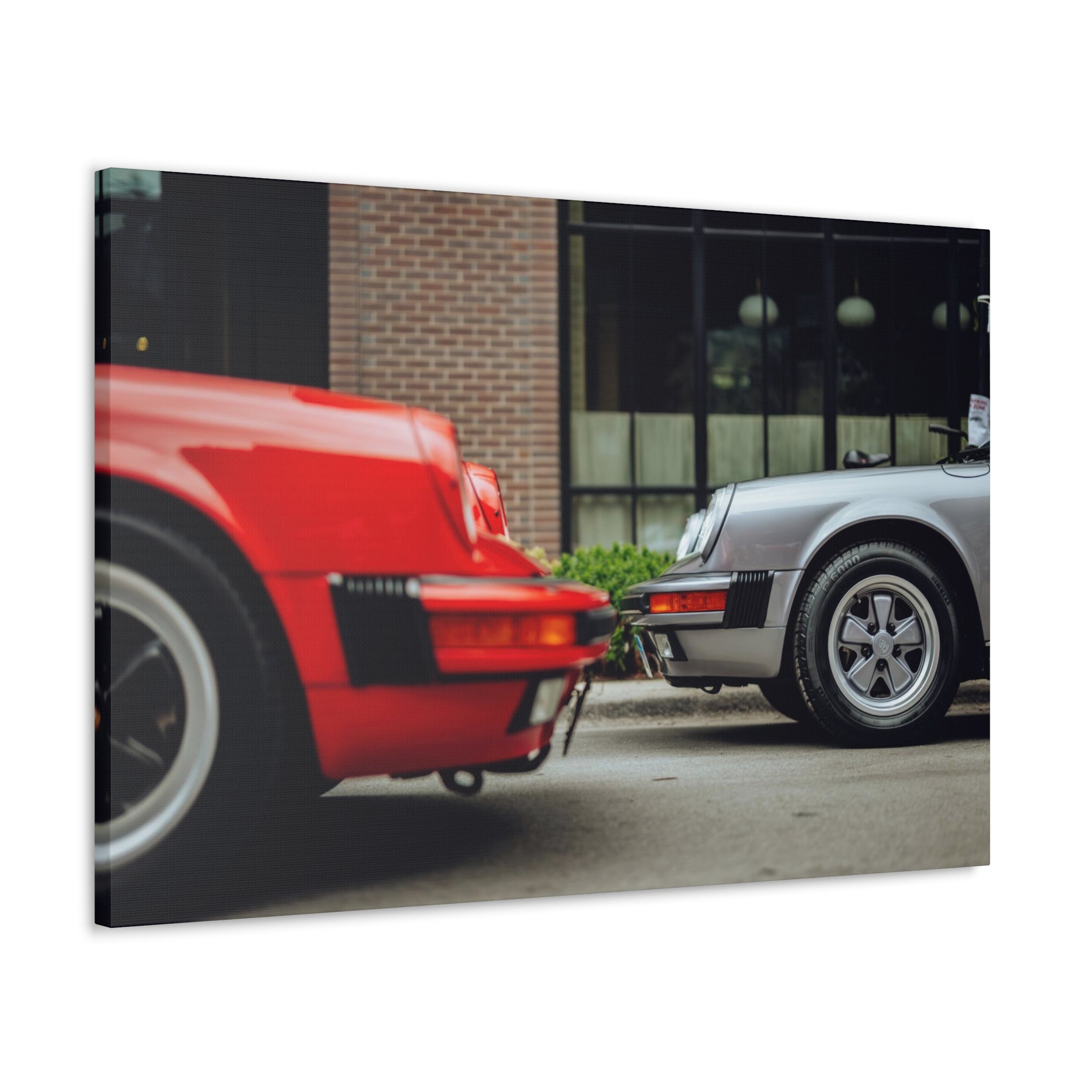 Porsches - Checkeditoutchicago Canvas