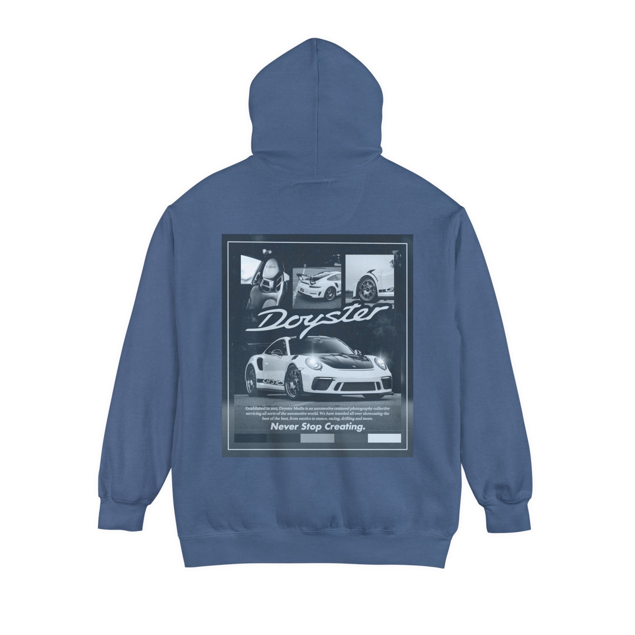 Garment Dyed Poster Hoodie