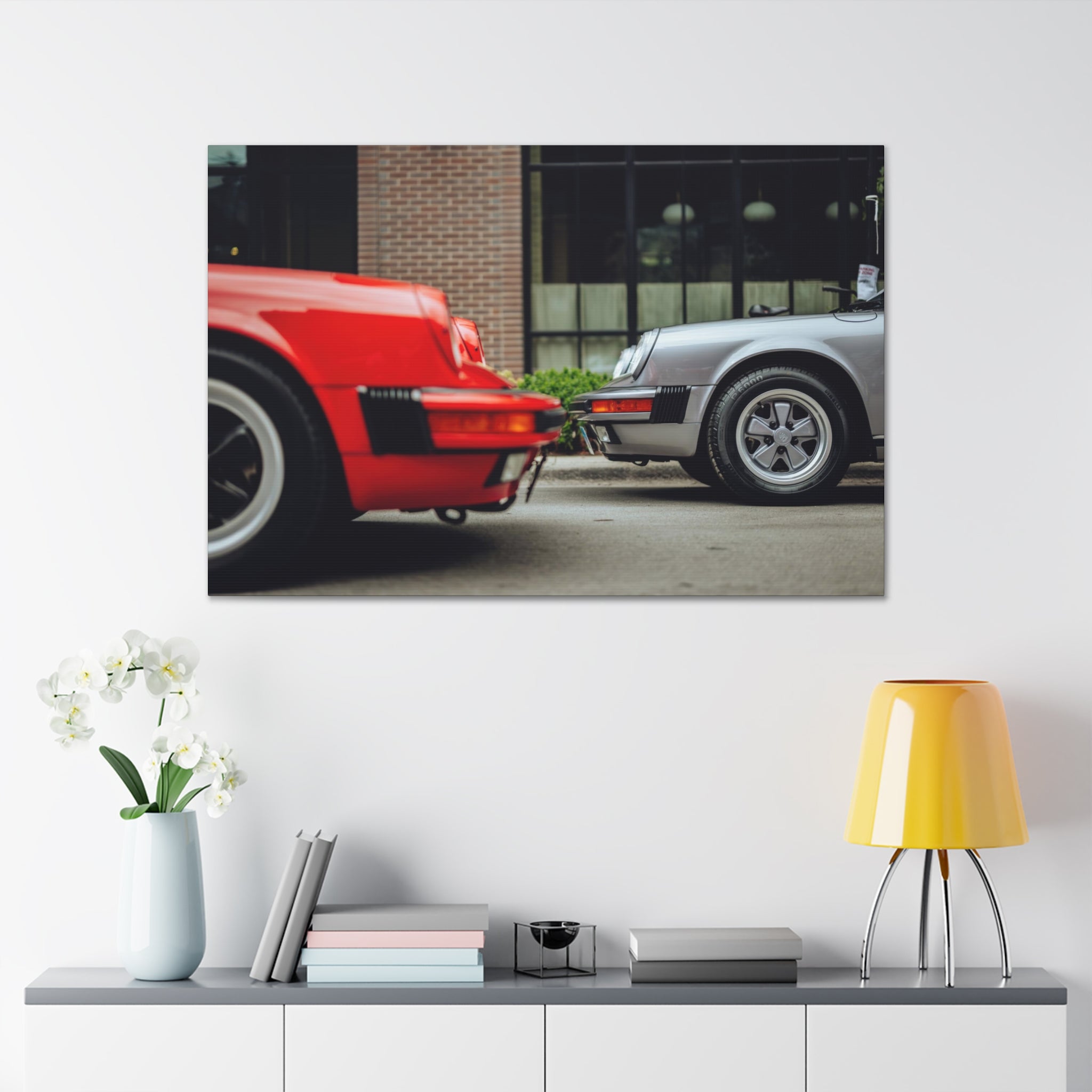 Porsches - Checkeditoutchicago Canvas