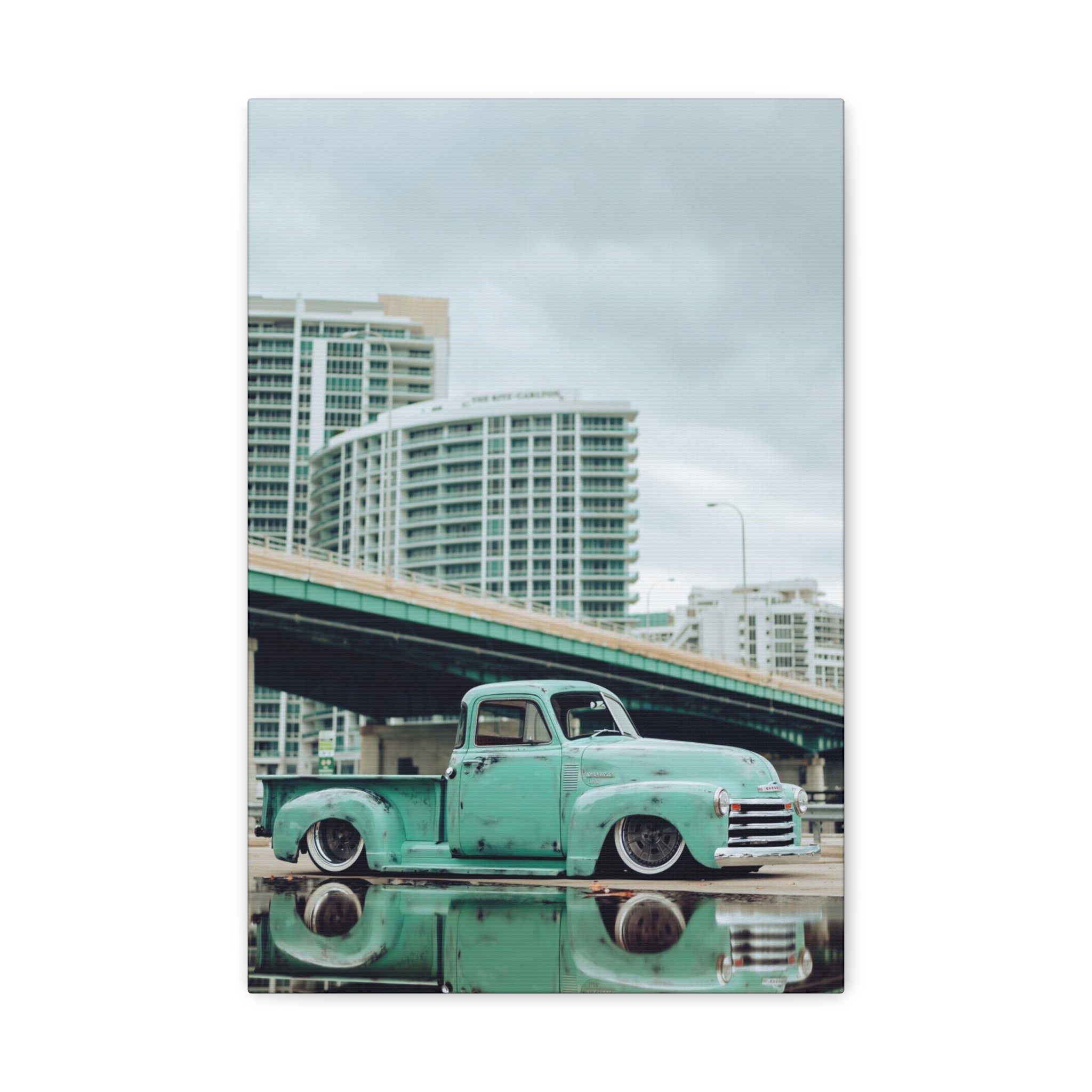 Max's 1950 Chevy in Miami - Canvas