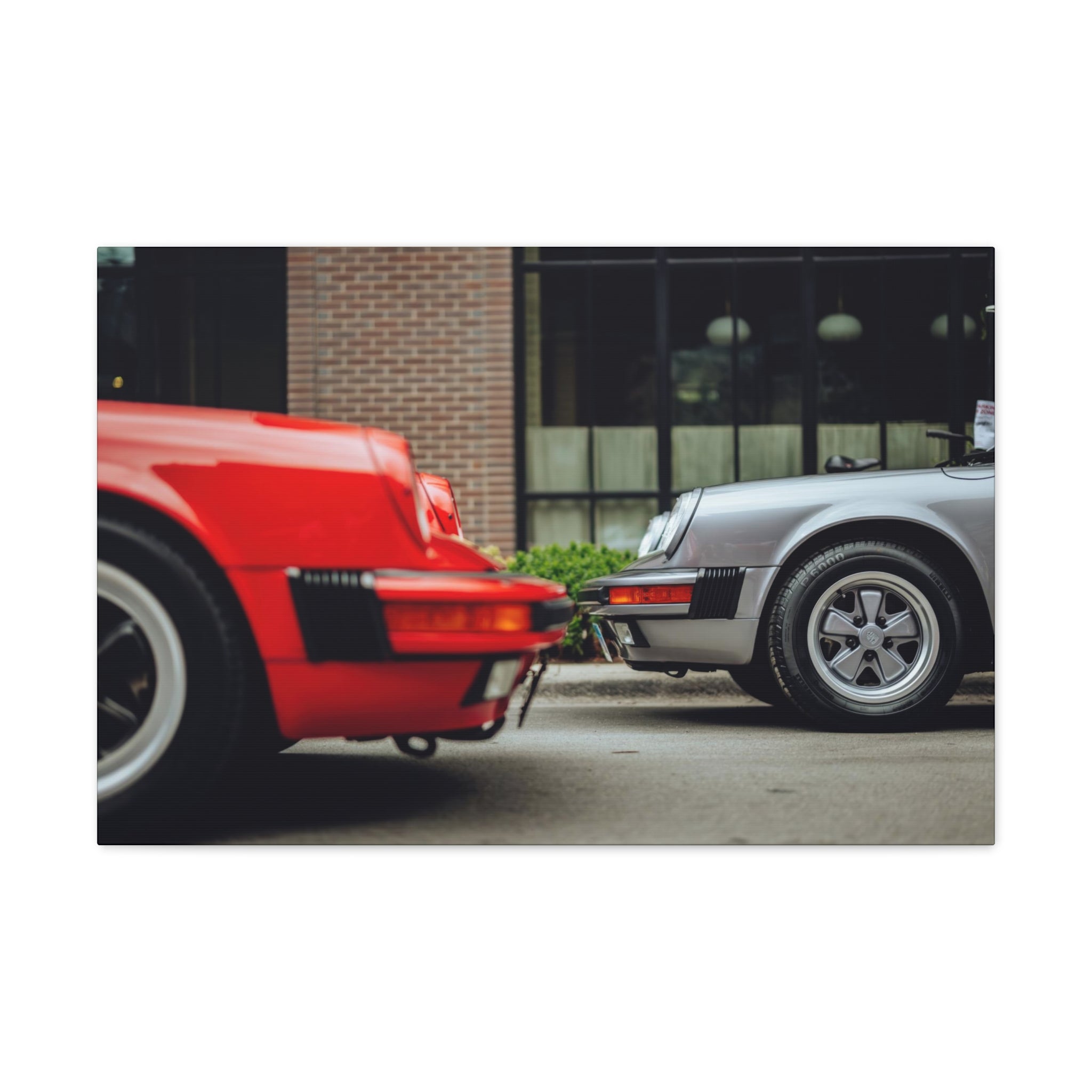 Porsches - Checkeditoutchicago Canvas