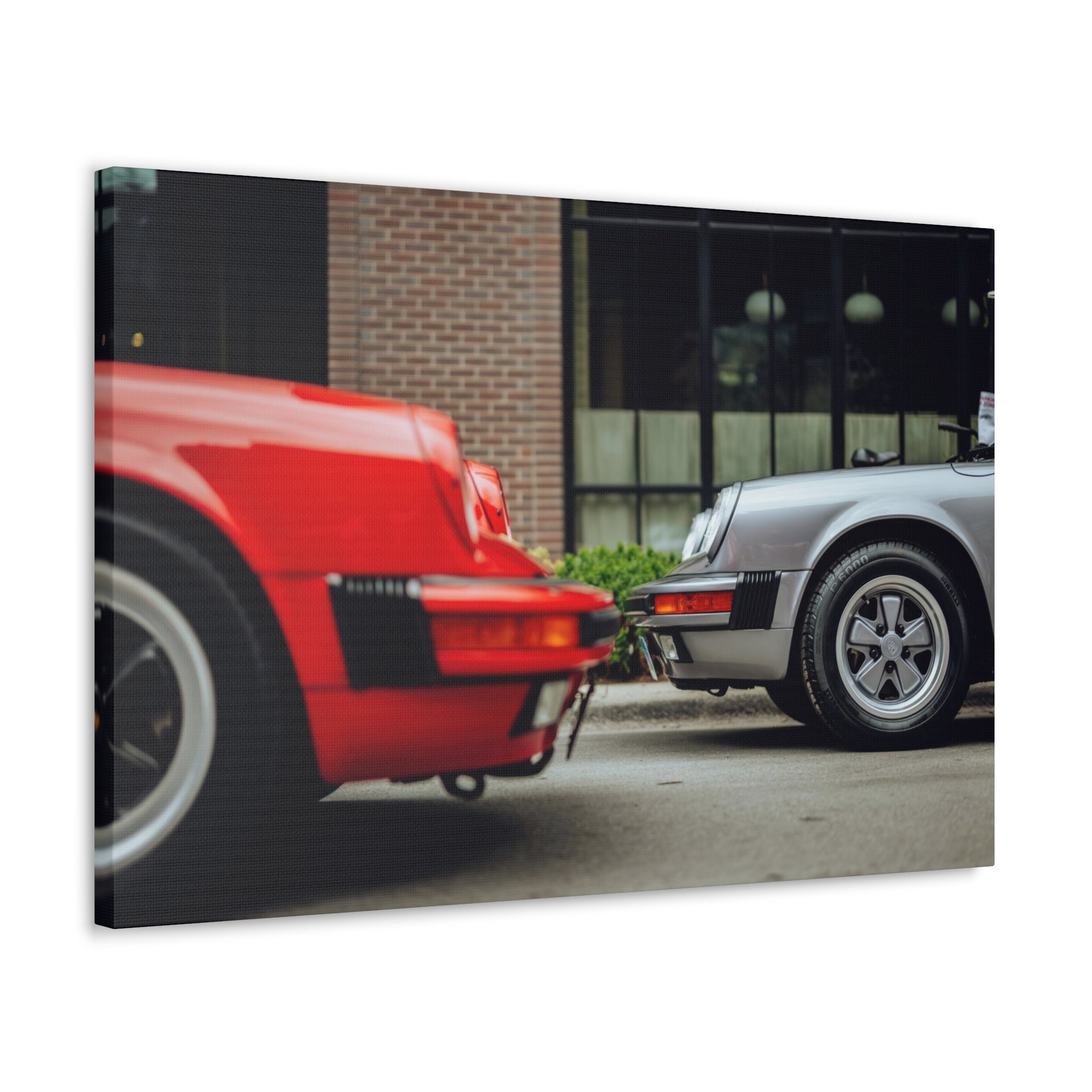 Porsches - Checkeditoutchicago Canvas