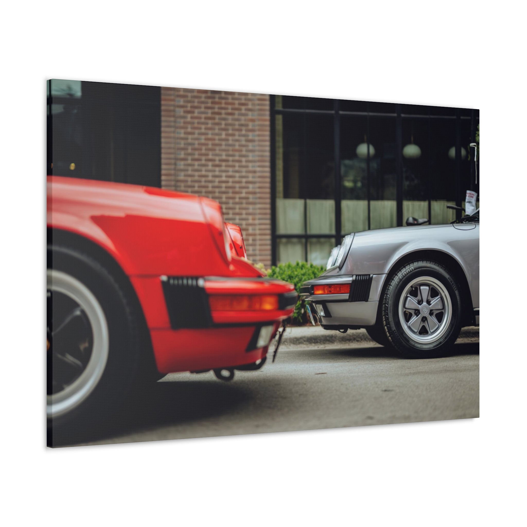 Porsches - Checkeditoutchicago Canvas