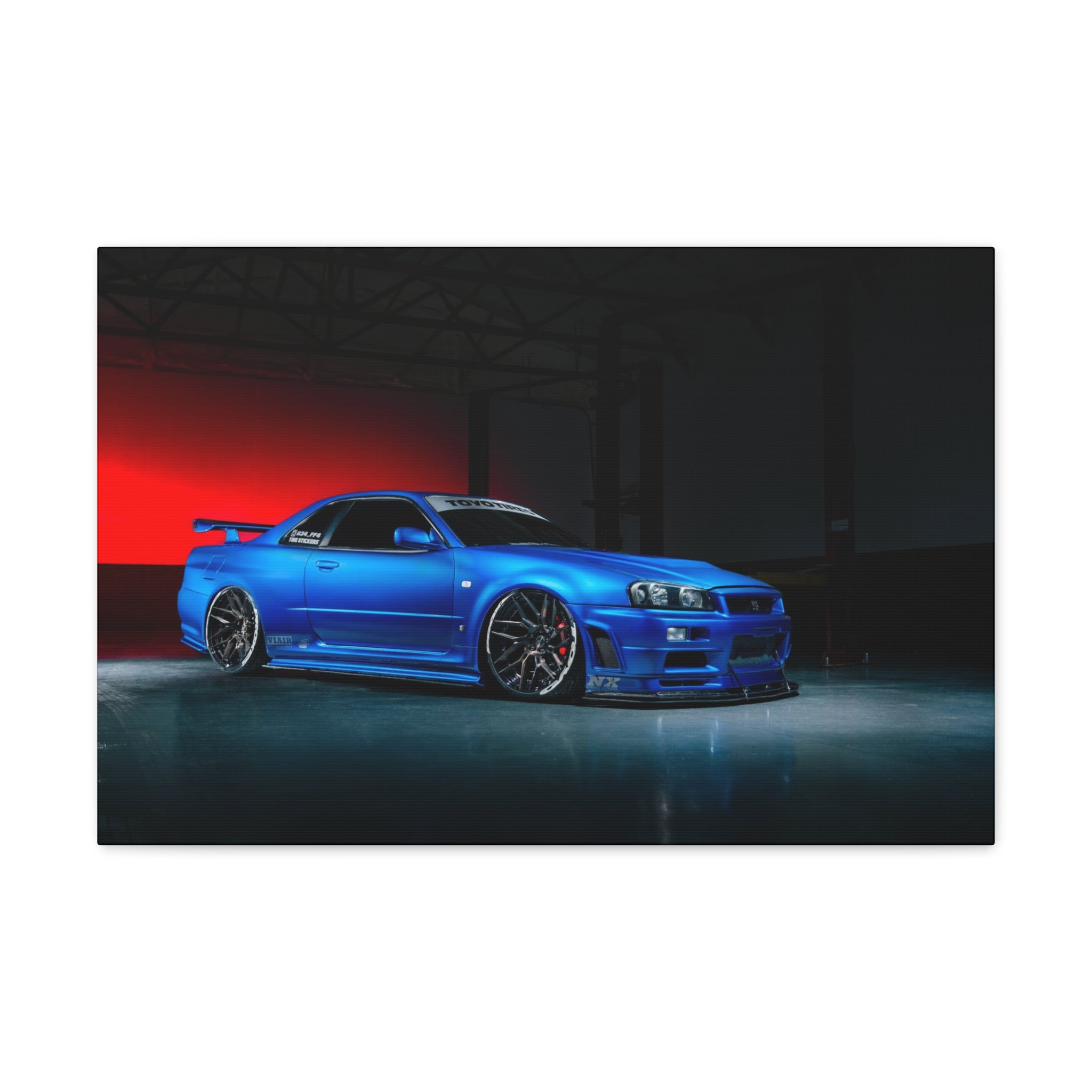 Fast and Furious R34 Skyline Print - Canvas