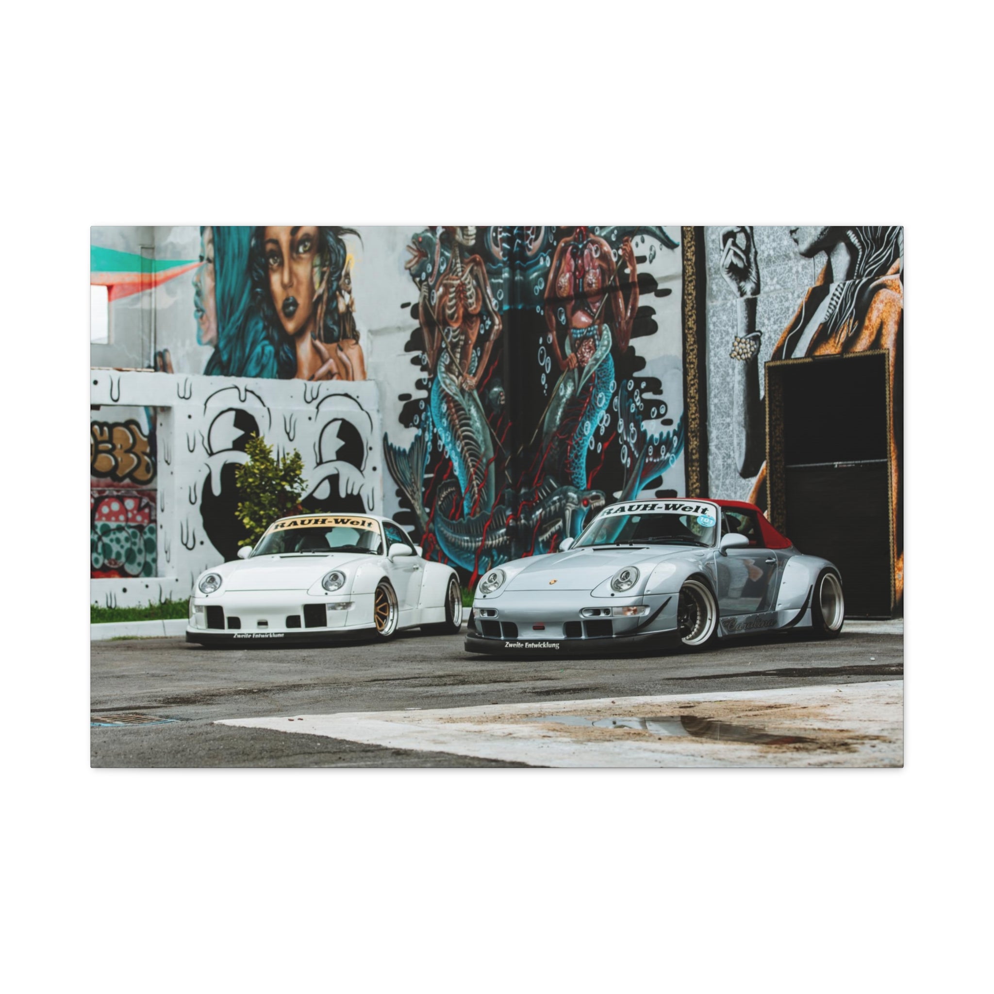 RWB Porsches - Miami - Canvas