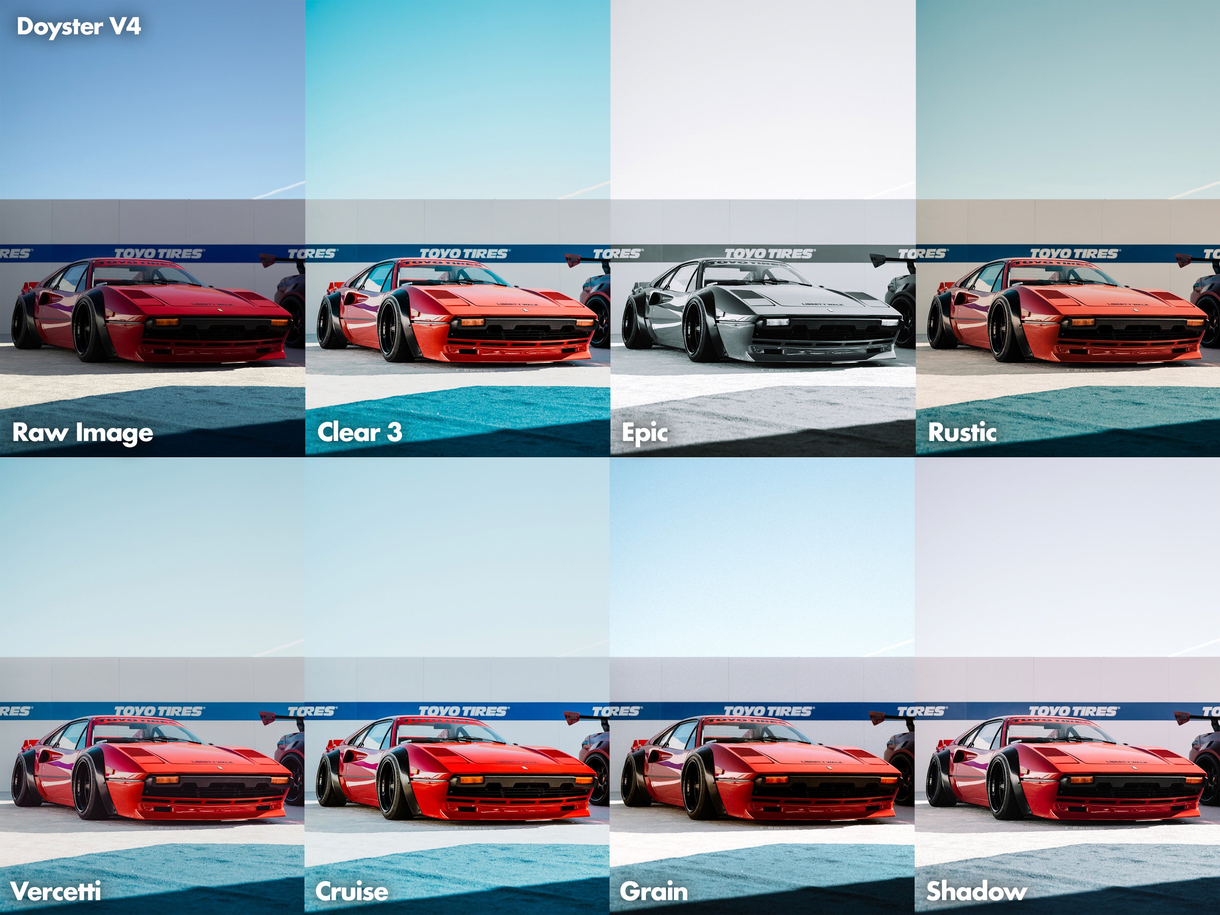 Master Collection - Doyster Media Automotive Lightroom Presets