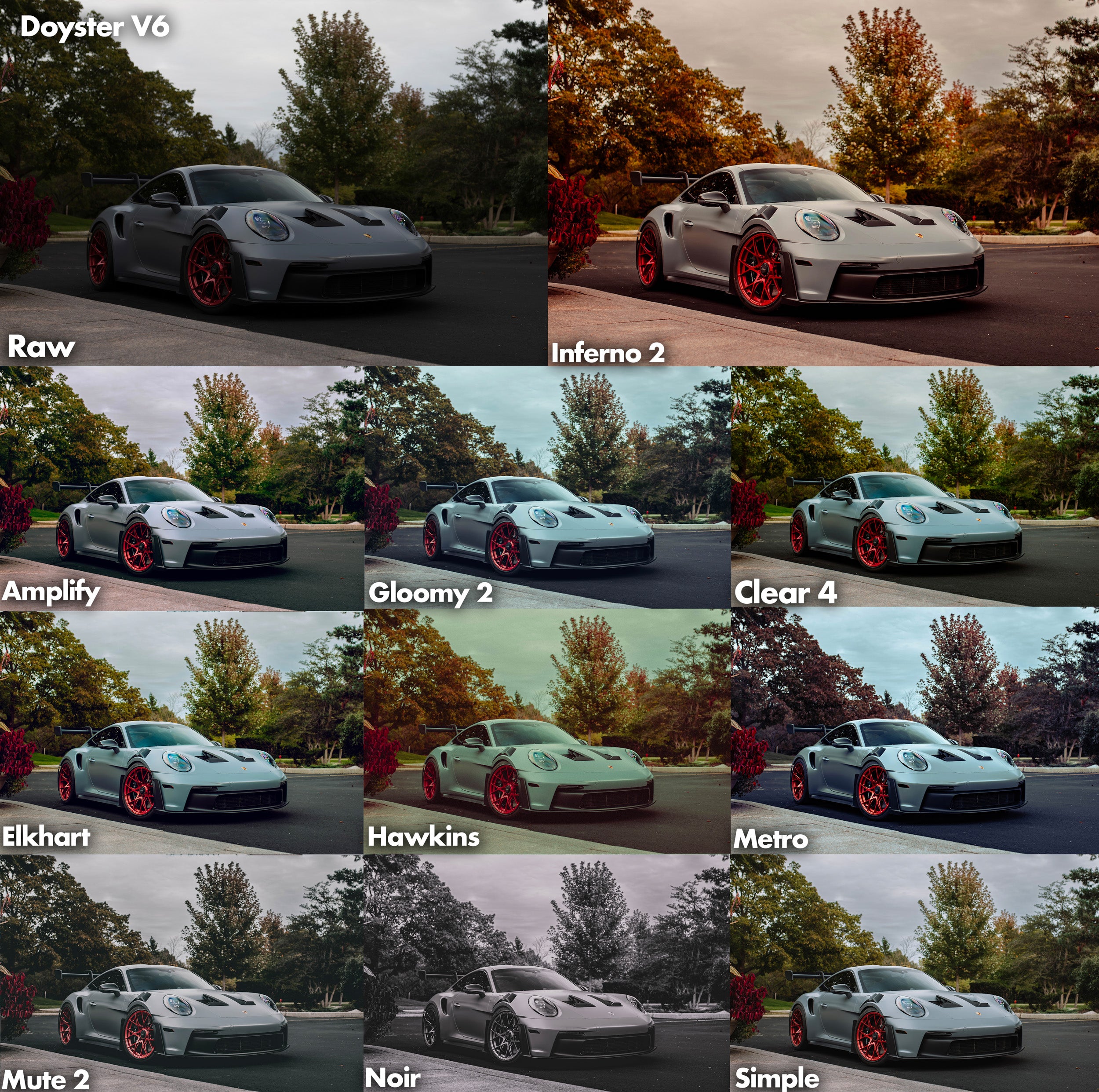 Master Collection - Doyster Media Automotive Lightroom Presets