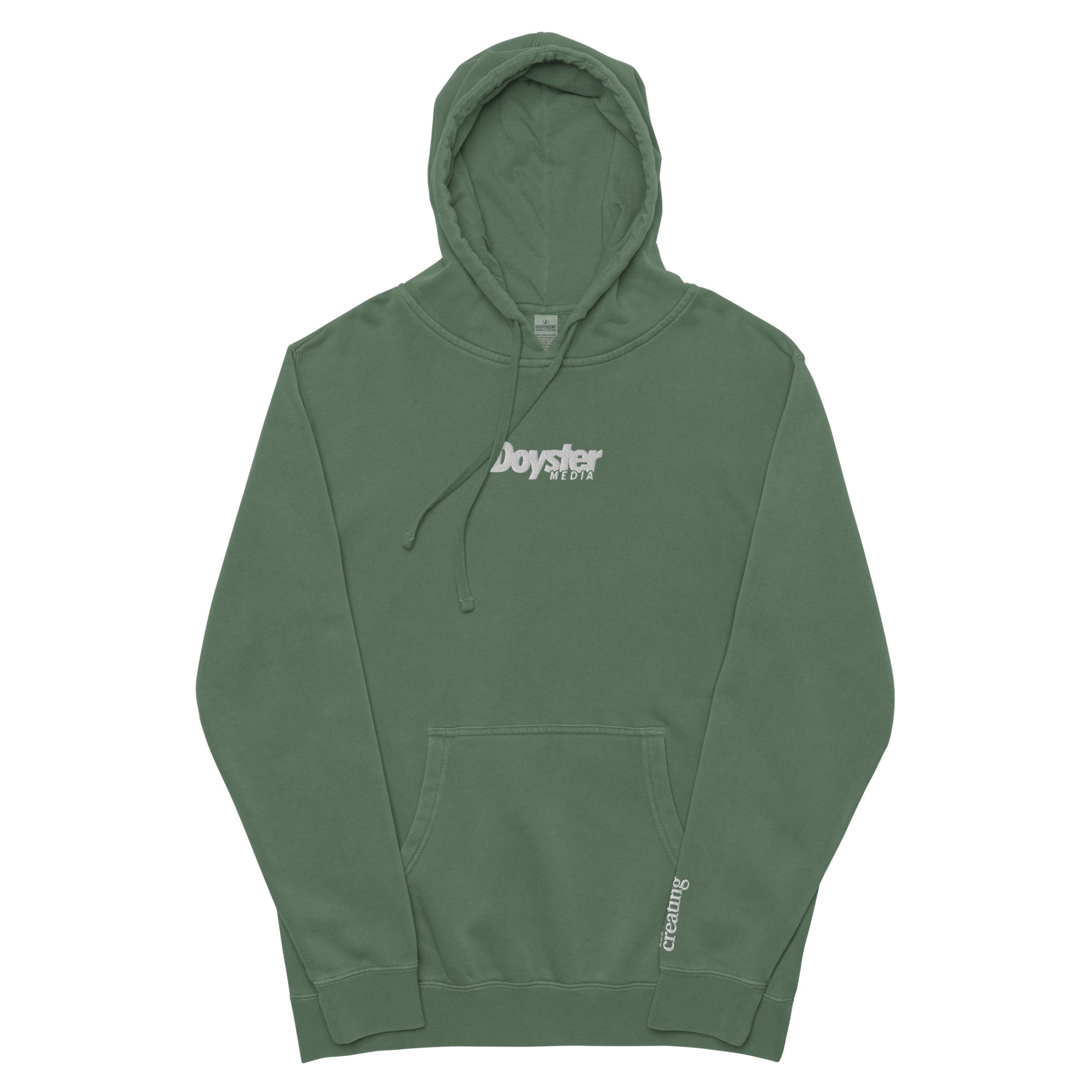 Garment-dyed Embroidered Hoodie