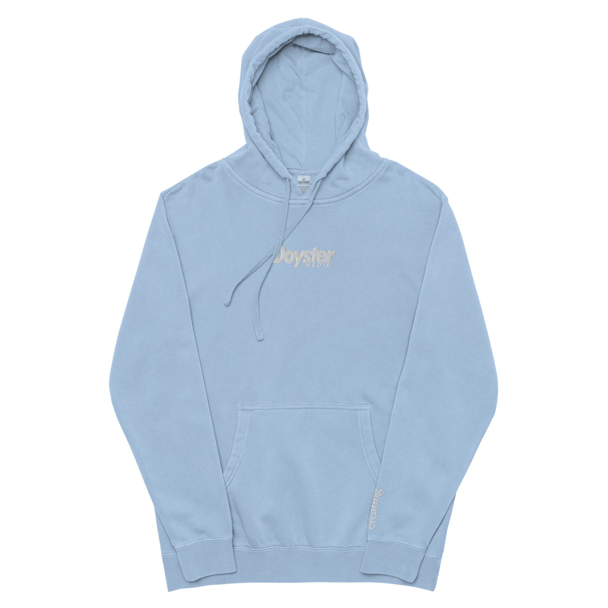 Garment-dyed Embroidered Hoodie