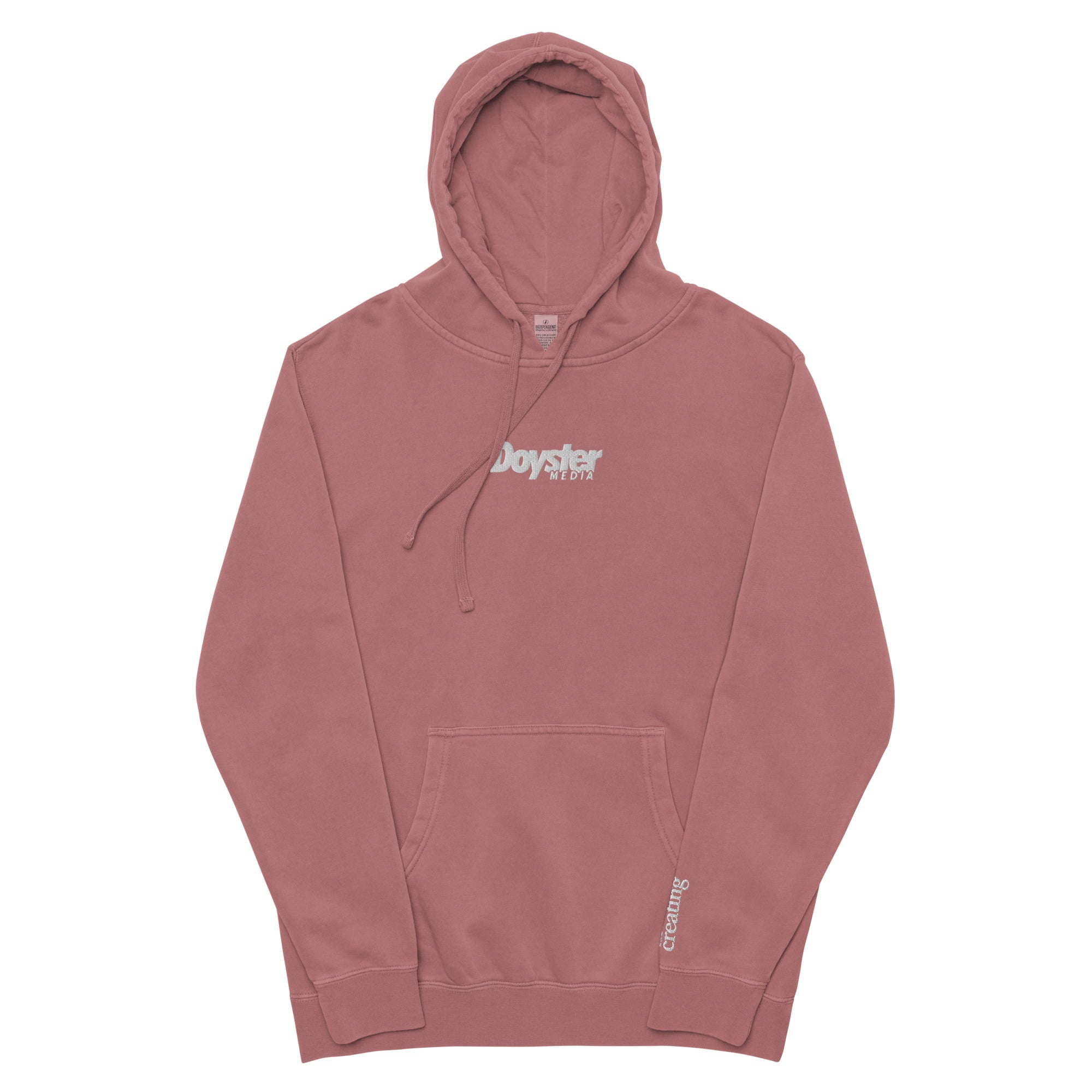 Garment-dyed Embroidered Hoodie